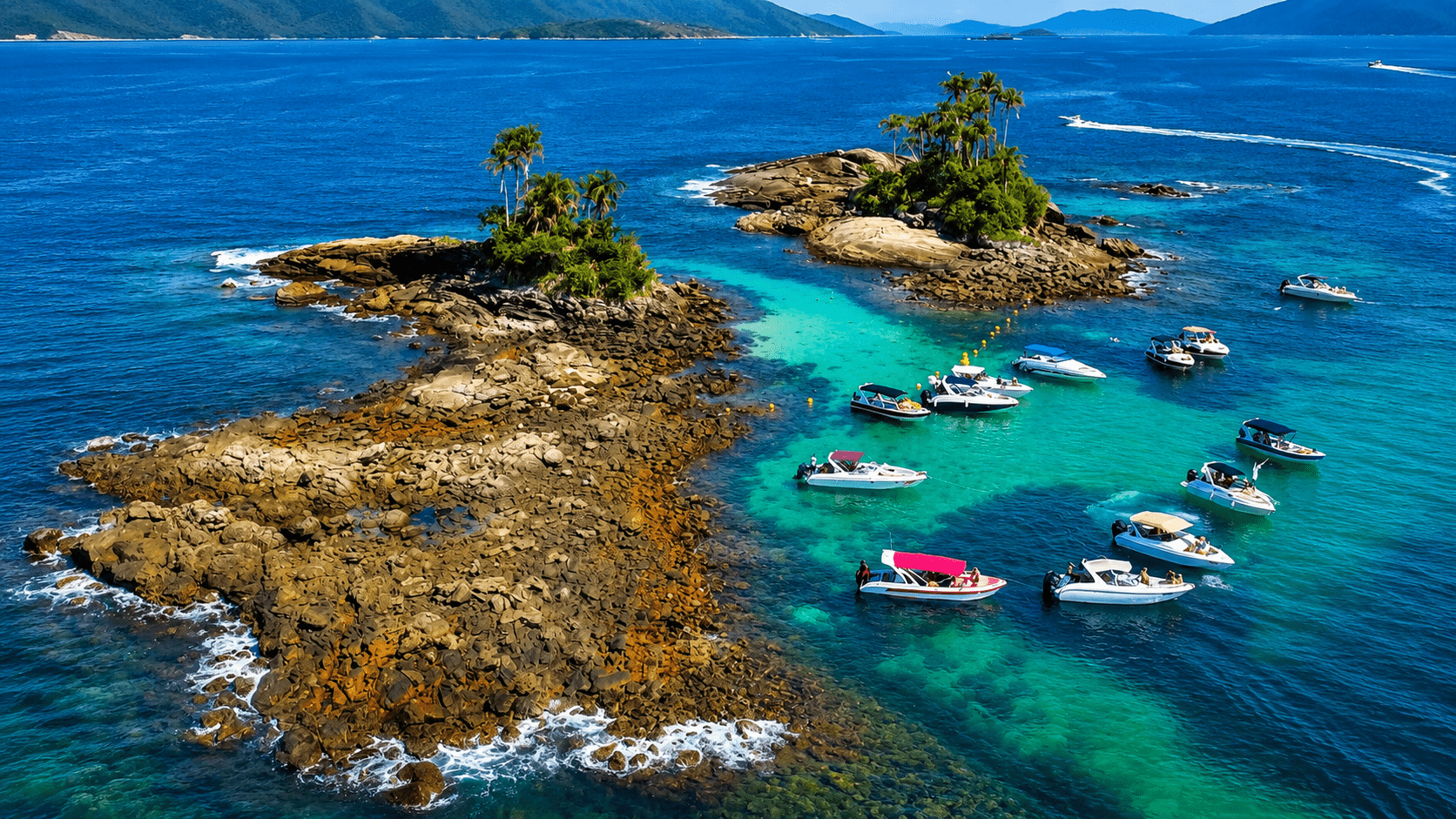 Private yacht charter destination in Angra dos Reis