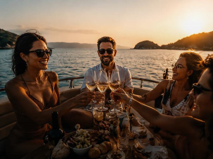 Private celebration and event charter experience